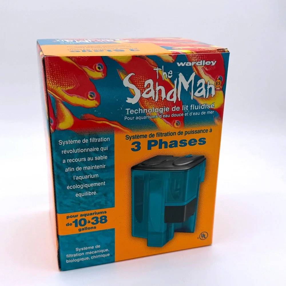 Vintage Wardley SandMan ES Aquarium Filter 10-38 Gallon NEW NOS Complete